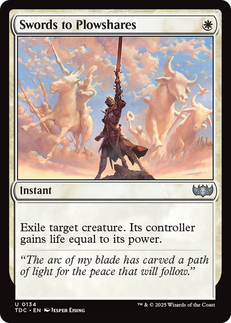 Swords to Plowshares [Tarkir: Dragonstorm Commander] | Mega City Incorporated