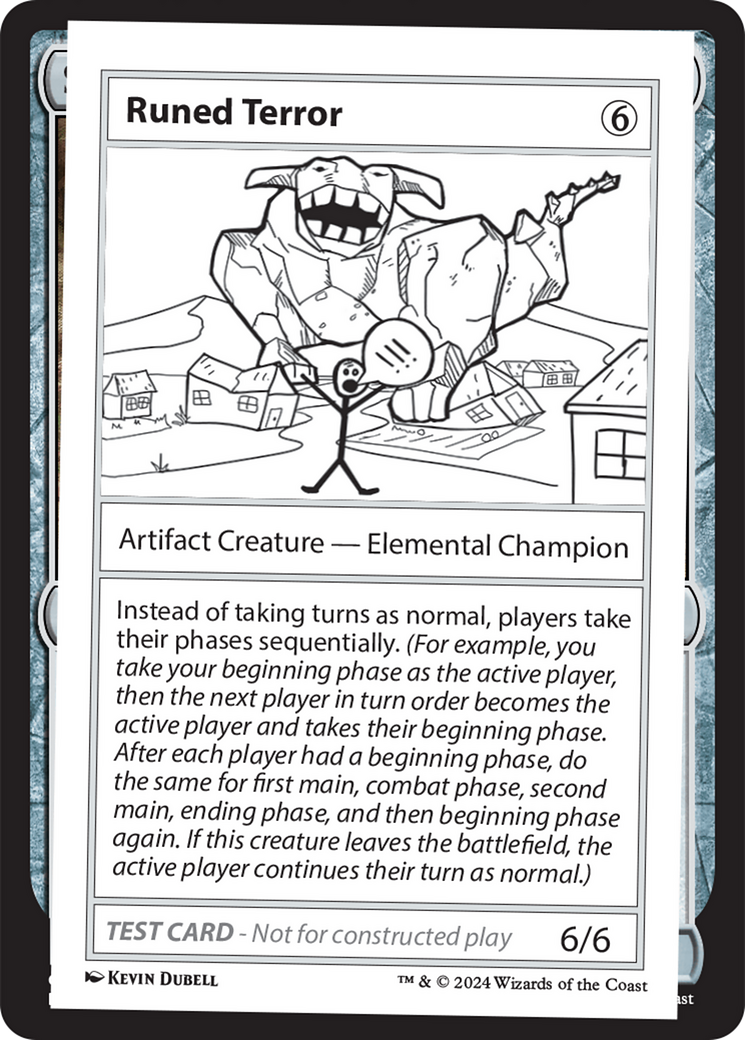 Runed Terror [Mystery Booster 2 Playtest Cards] | Mega City Incorporated