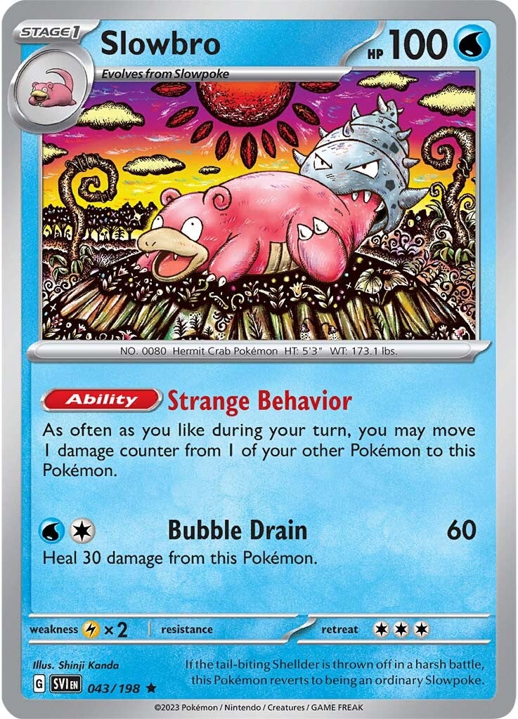 Slowbro (043/198) [Scarlet & Violet: Base Set] | Mega City Incorporated