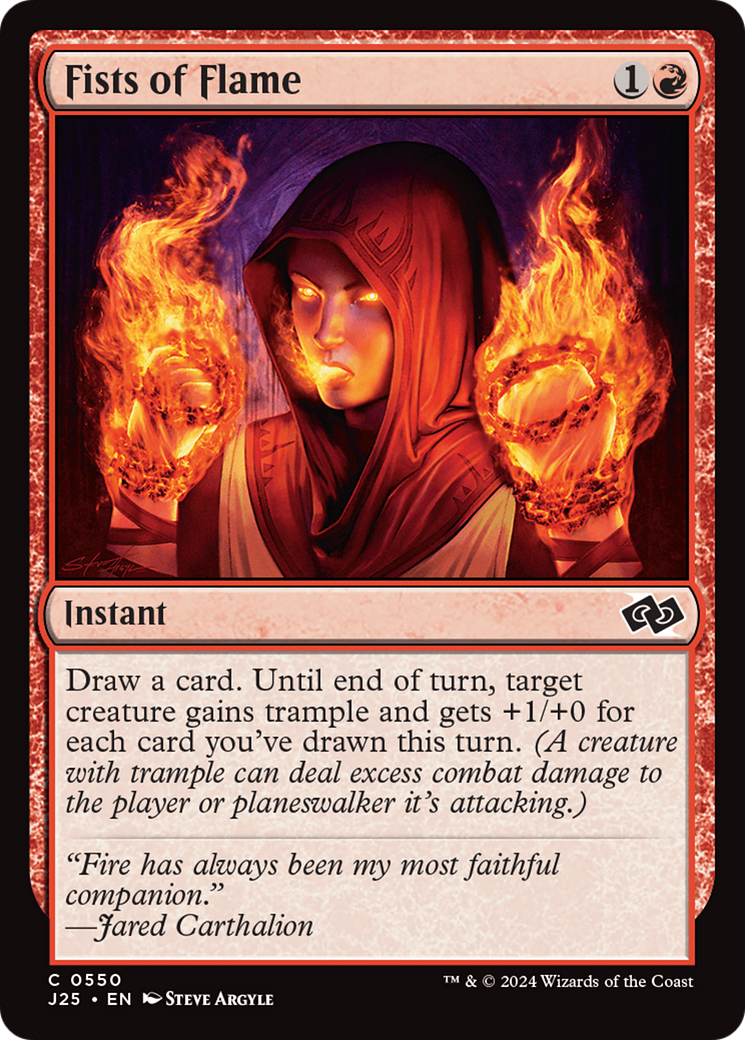 Fists of Flame [Foundations Jumpstart] | Mega City Incorporated