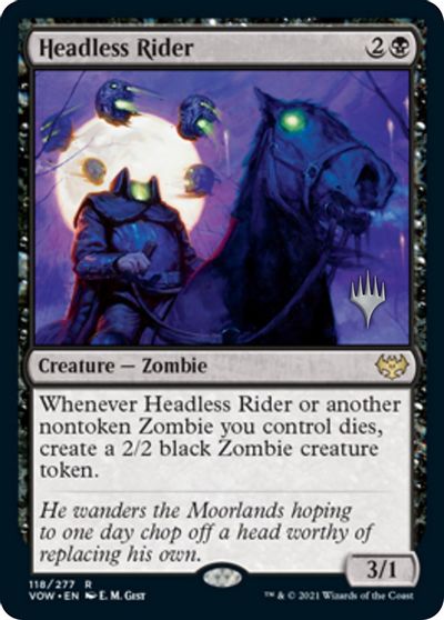 Headless Rider (Promo Pack) [Innistrad: Crimson Vow Promos] | Mega City Incorporated