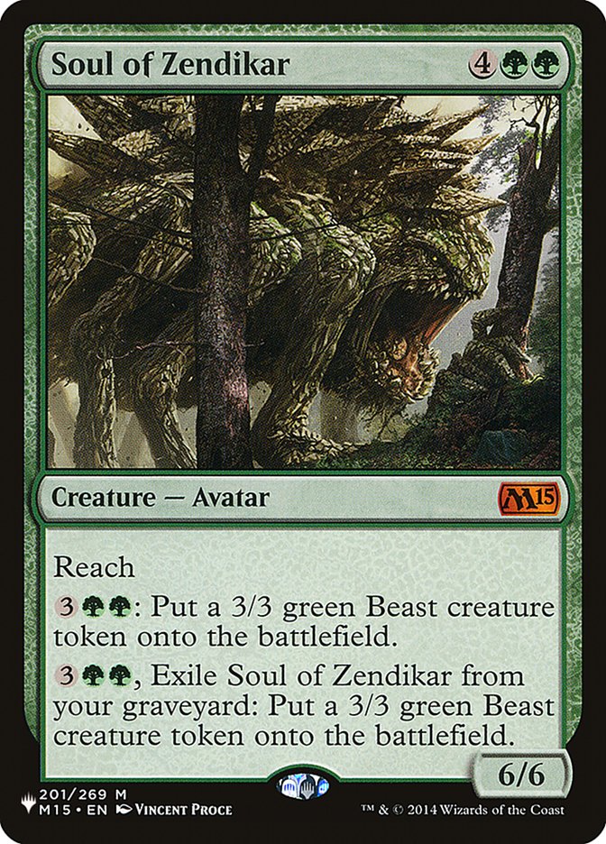 Soul of Zendikar [The List] | Mega City Incorporated