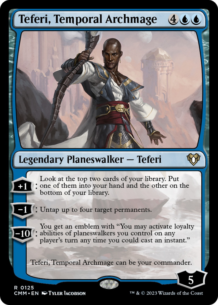 Teferi, Temporal Archmage [Commander Masters] | Mega City Incorporated