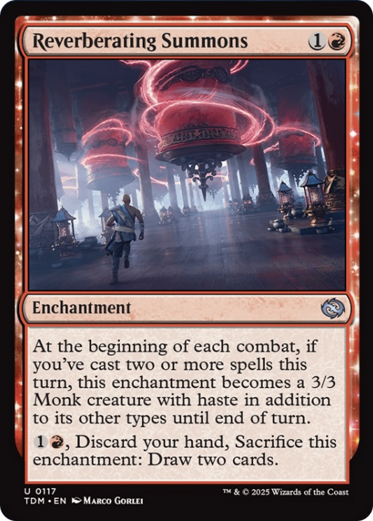 Reverberating Summons [Tarkir: Dragonstorm] | Mega City Incorporated