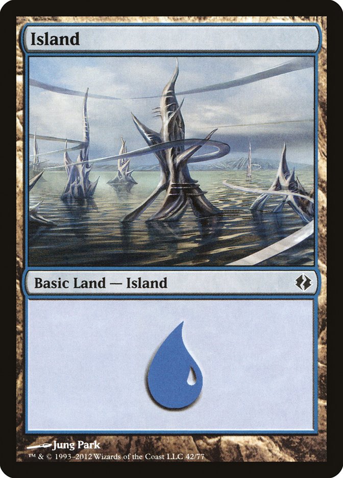 Island (42) [Duel Decks: Venser vs. Koth] | Mega City Incorporated