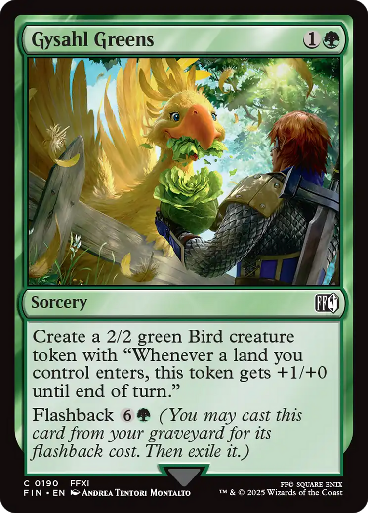 Gysahl Greens [FINAL FANTASY] | Mega City Incorporated