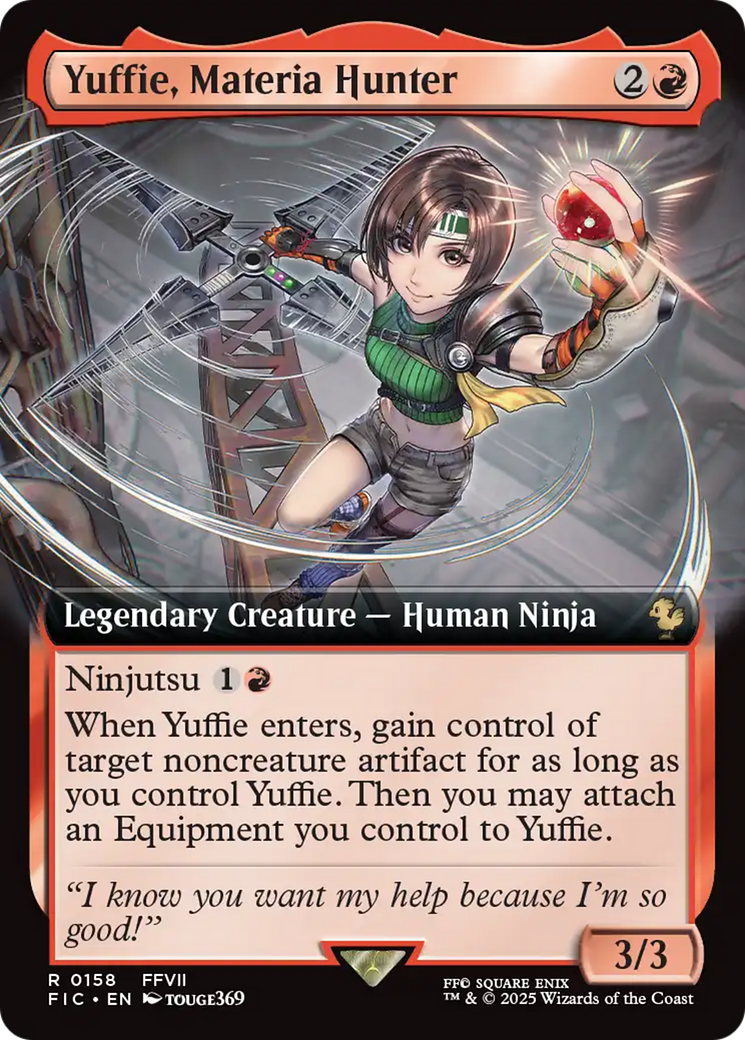 Yuffie, Materia Hunter (Extended Art) [FINAL FANTASY Commander] | Mega City Incorporated