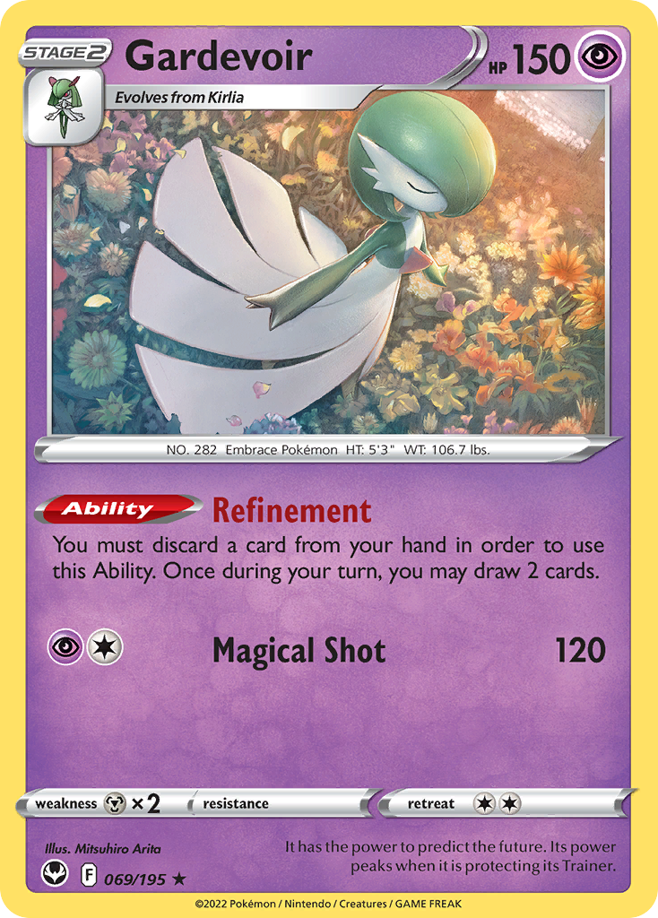 Gardevoir (069/195) (Theme Deck Exclusive) [Sword & Shield: Silver Tempest] | Mega City Incorporated