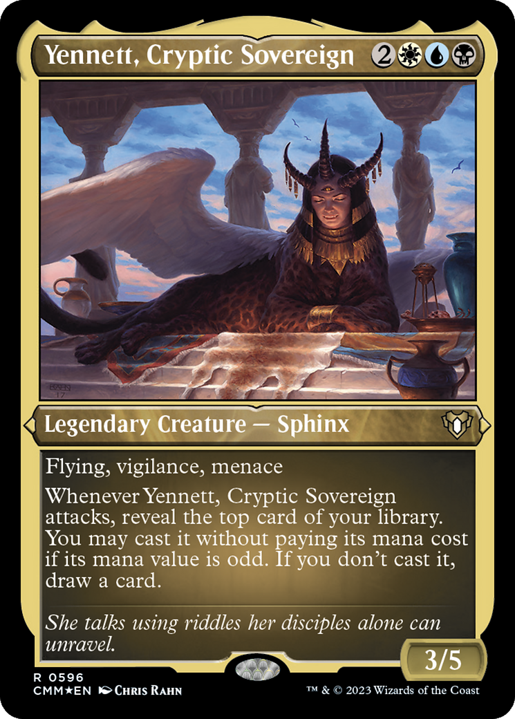 Yennett, Cryptic Sovereign (Foil Etched) [Commander Masters] | Mega City Incorporated