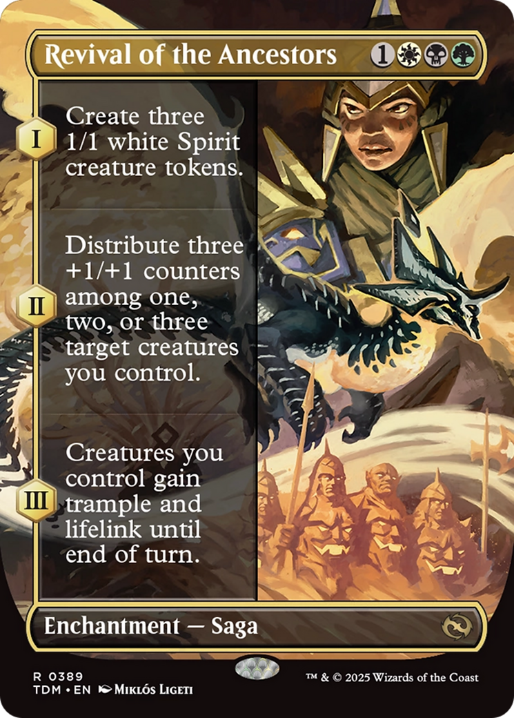 Revival of the Ancestors (Borderless) [Tarkir: Dragonstorm] | Mega City Incorporated