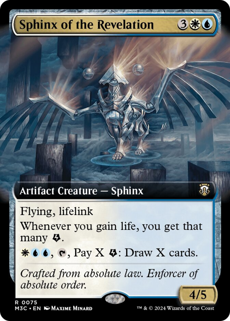 Sphinx of the Revelation (Extended Art) (Ripple Foil) [Modern Horizons 3 Commander] | Mega City Incorporated