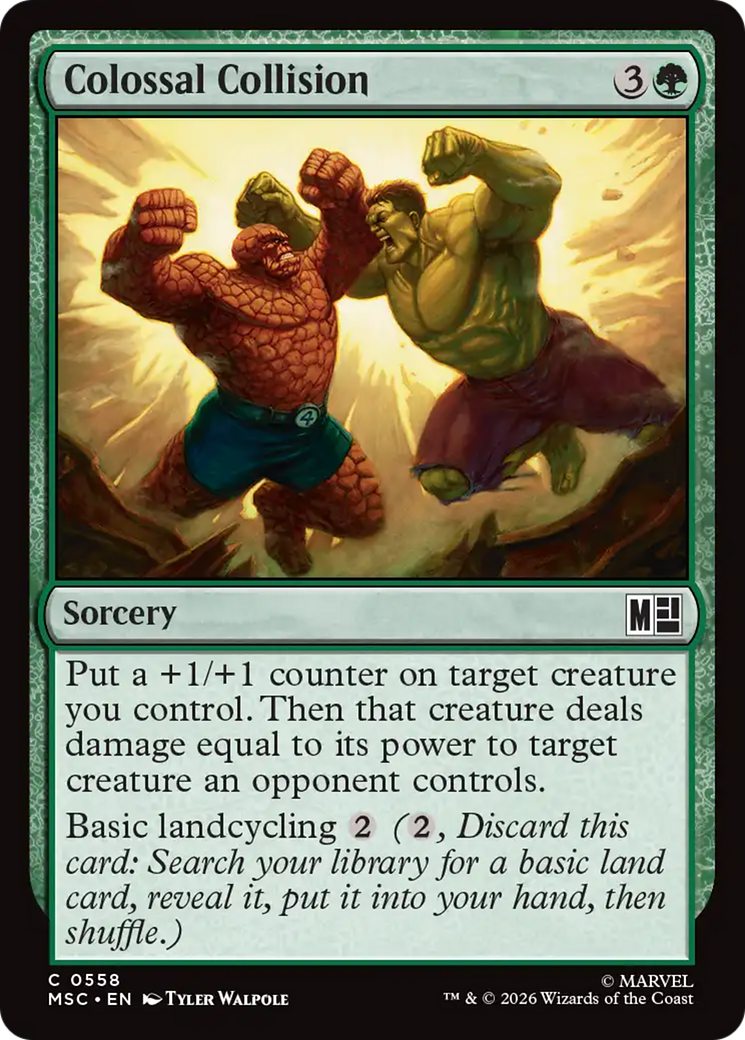 Colossal Collision [Marvel Super Heroes Commander] | Mega City Incorporated