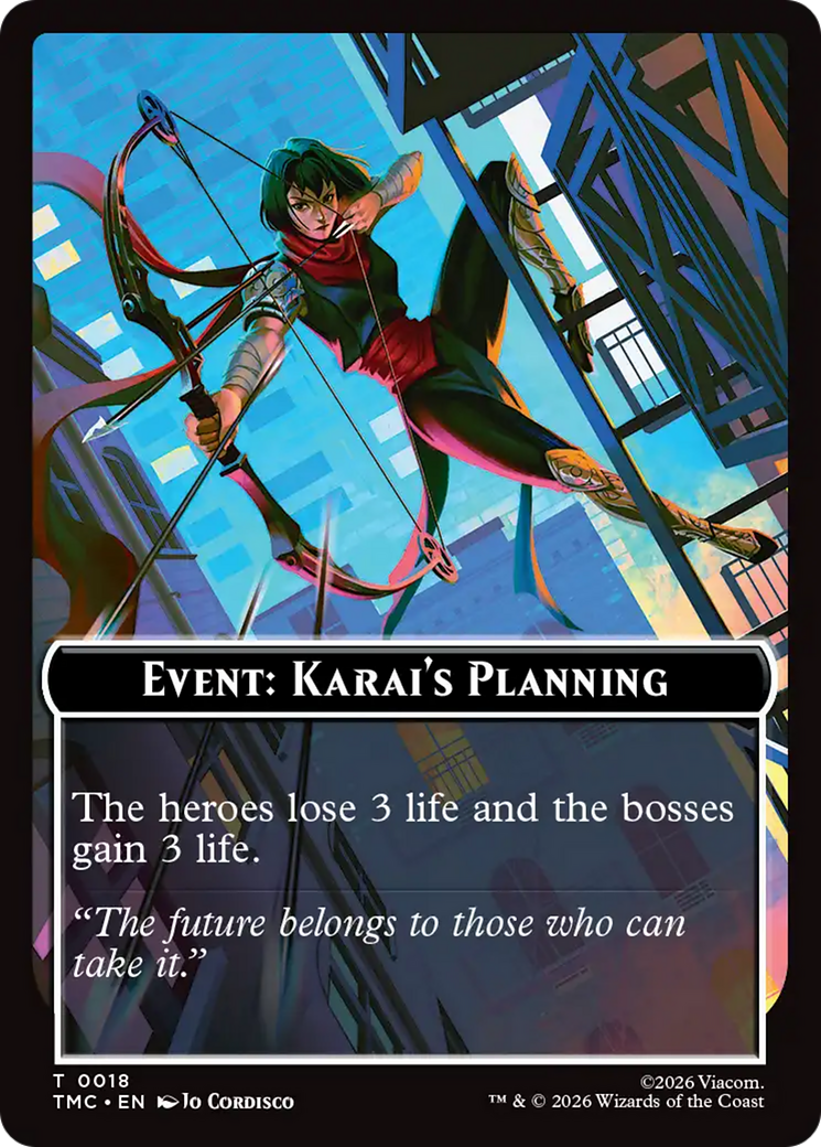 Event: Karai's Planning [Teenage Mutant Ninja Turtles Commander Tokens] | Mega City Incorporated
