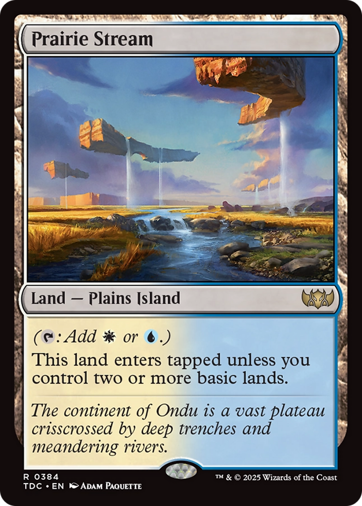 Prairie Stream [Tarkir: Dragonstorm Commander] | Mega City Incorporated