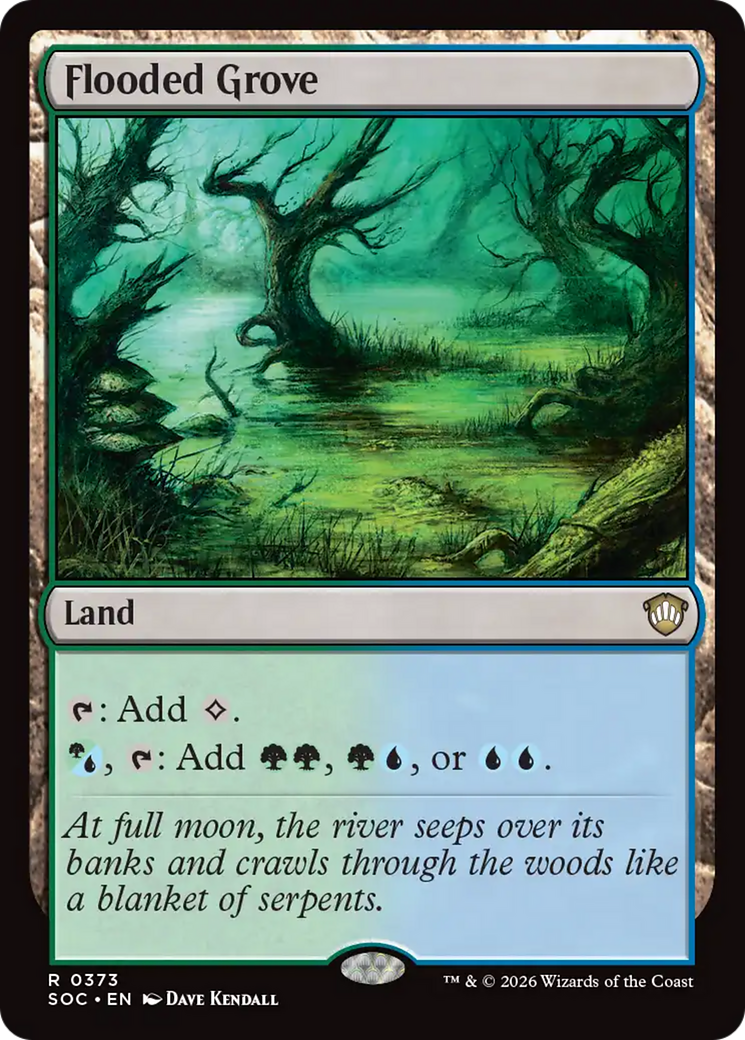 Flooded Grove [Secrets of Strixhaven Commander] | Mega City Incorporated