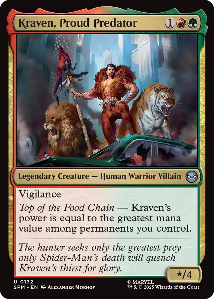 Kraven, Proud Predator [Marvel's Spider-Man] | Mega City Incorporated