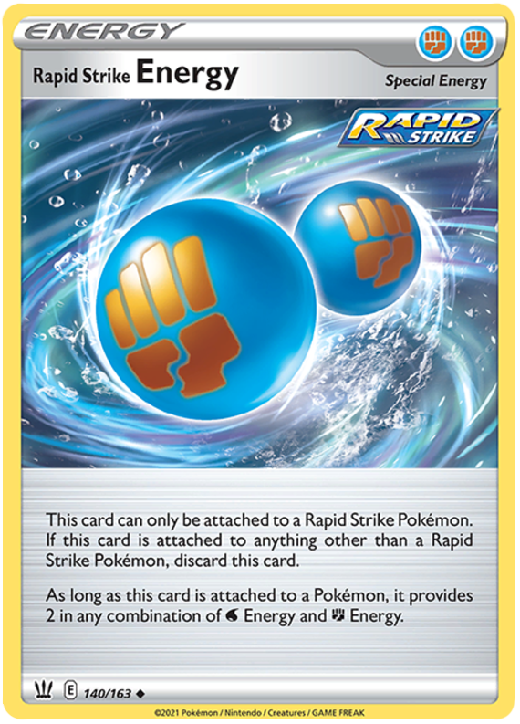 Rapid Strike Energy (140/163) [Sword & Shield: Battle Styles] | Mega City Incorporated