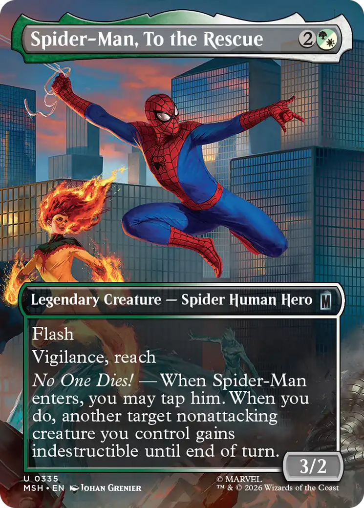 Spider-Man, To the Rescue (Borderless) [Marvel Super Heroes] | Mega City Incorporated