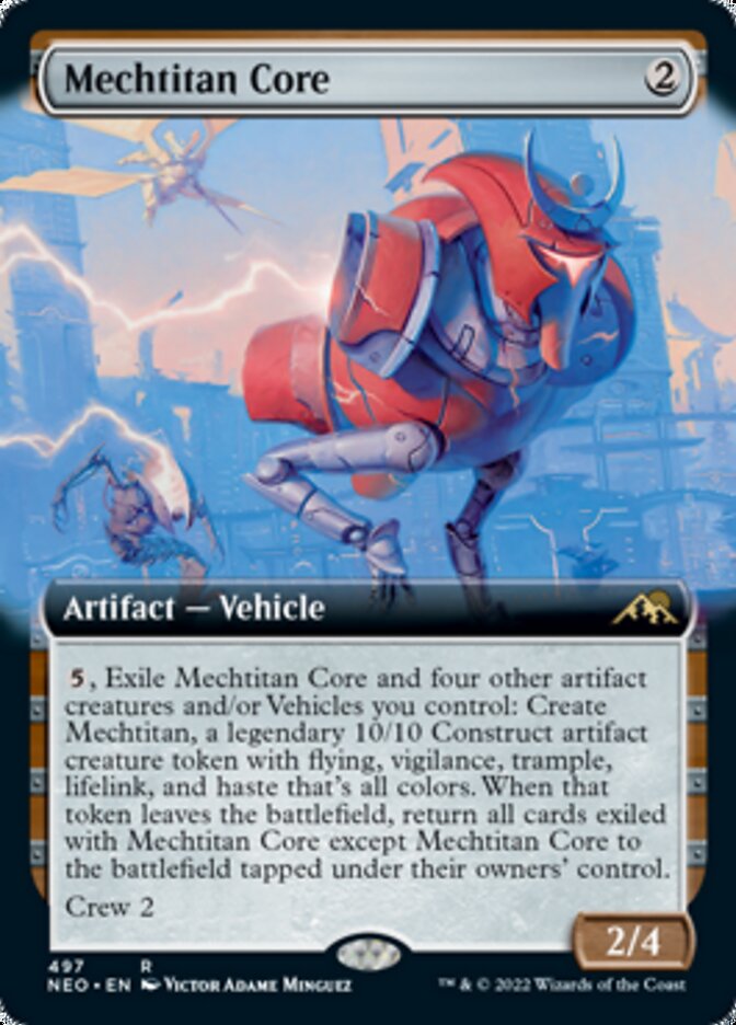 Mechtitan Core (Extended Art) [Kamigawa: Neon Dynasty] | Mega City Incorporated