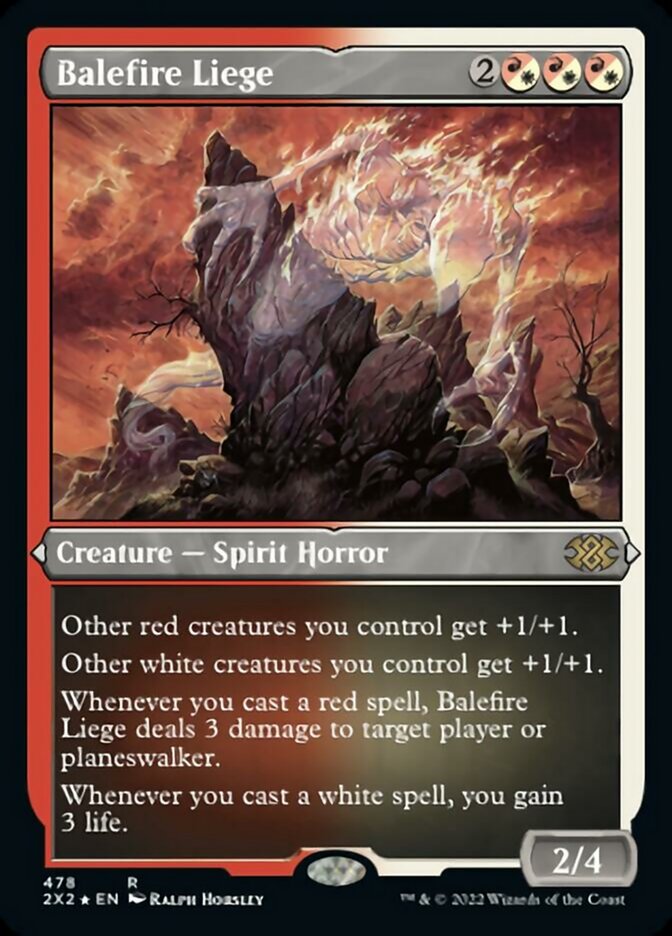 Balefire Liege (Foil Etched) [Double Masters 2022] | Mega City Incorporated