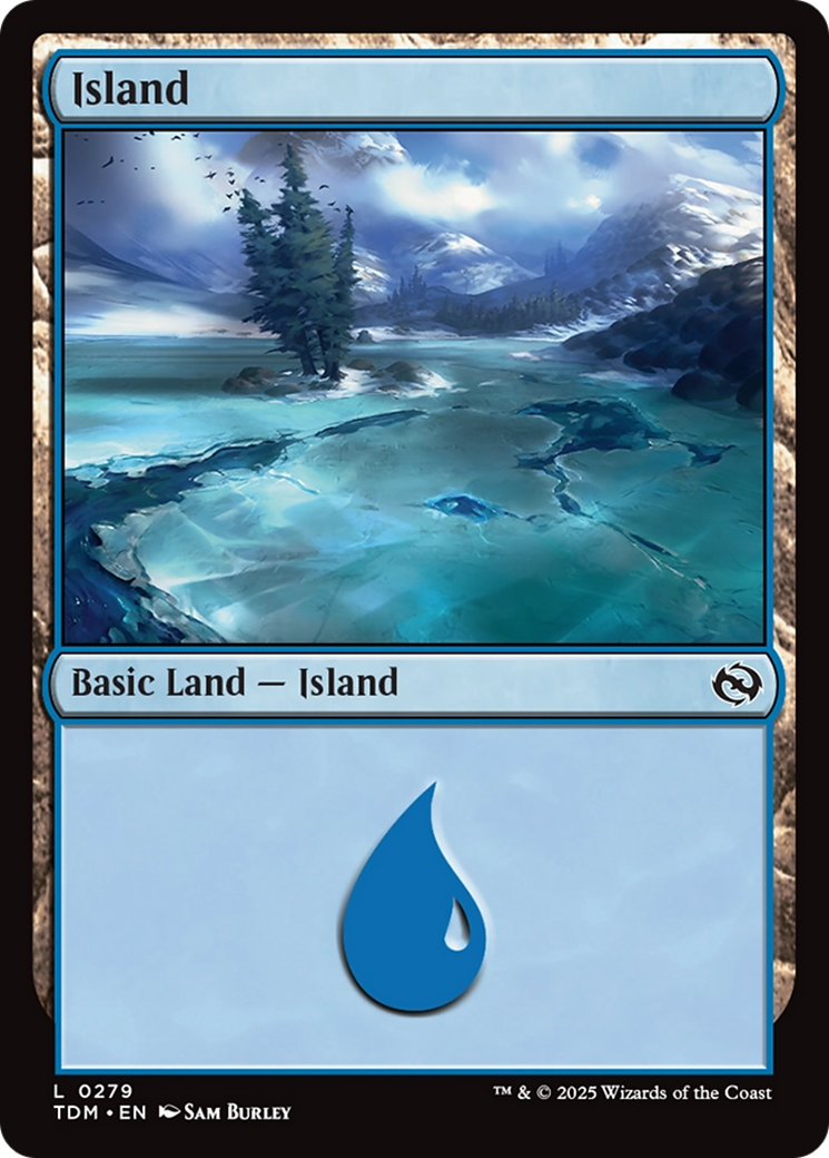 Island (0279) [Tarkir: Dragonstorm] | Mega City Incorporated