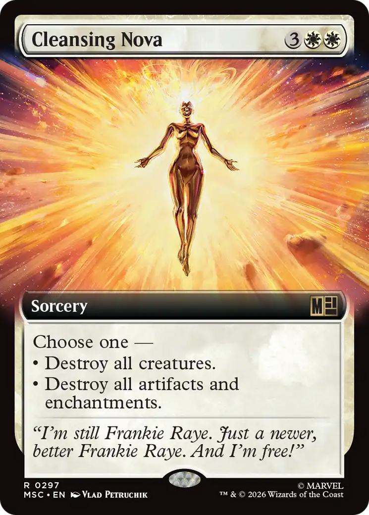 Cleansing Nova (Extended Art) [Marvel Super Heroes Commander] | Mega City Incorporated
