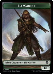 Elf Warrior // Cleric Double-Sided Token [Commander Masters Tokens] | Mega City Incorporated