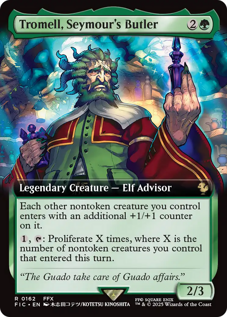 Tromell, Seymour's Butler (Extended Art) [FINAL FANTASY Commander] | Mega City Incorporated