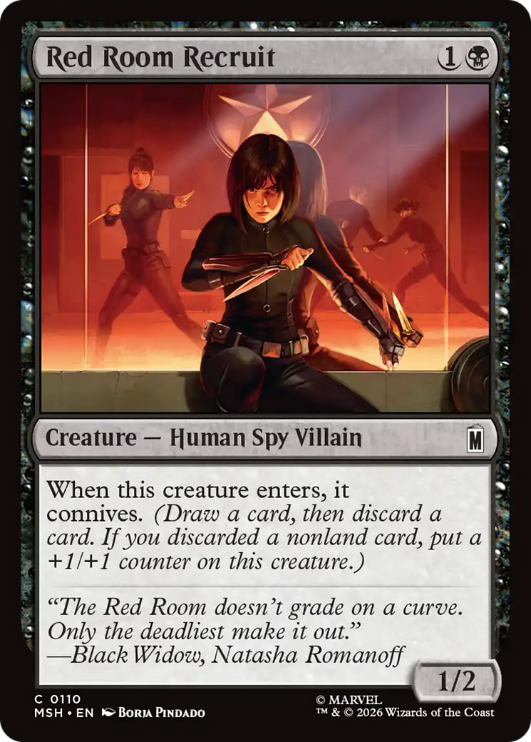 Red Room Recruit [Marvel Super Heroes] | Mega City Incorporated