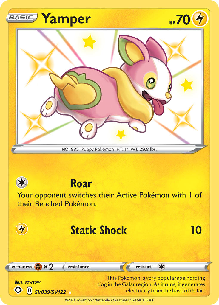 Yamper (SV039/SV122) [Sword & Shield: Shining Fates] | Mega City Incorporated