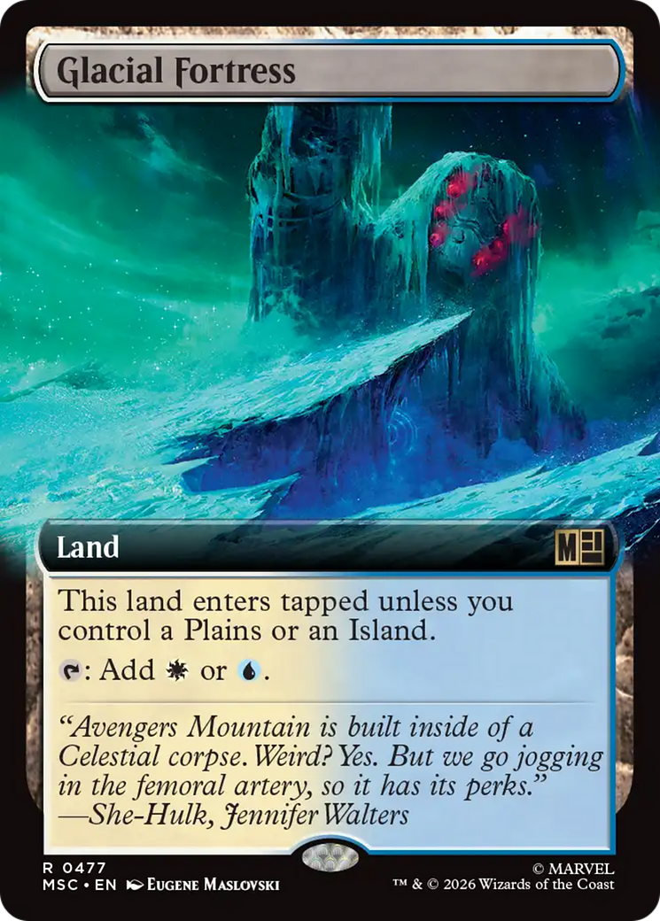 Glacial Fortress (Extended Art) [Marvel Super Heroes Commander] | Mega City Incorporated
