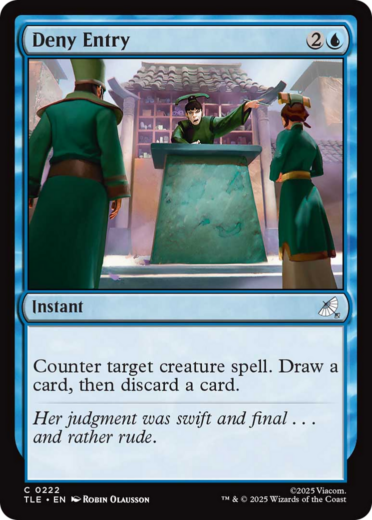 Deny Entry [Avatar: The Last Airbender: Eternal-Legal] | Mega City Incorporated