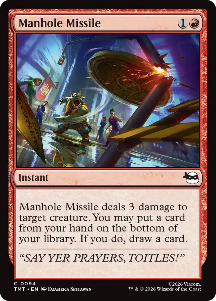 Manhole Missile [Teenage Mutant Ninja Turtles] | Mega City Incorporated