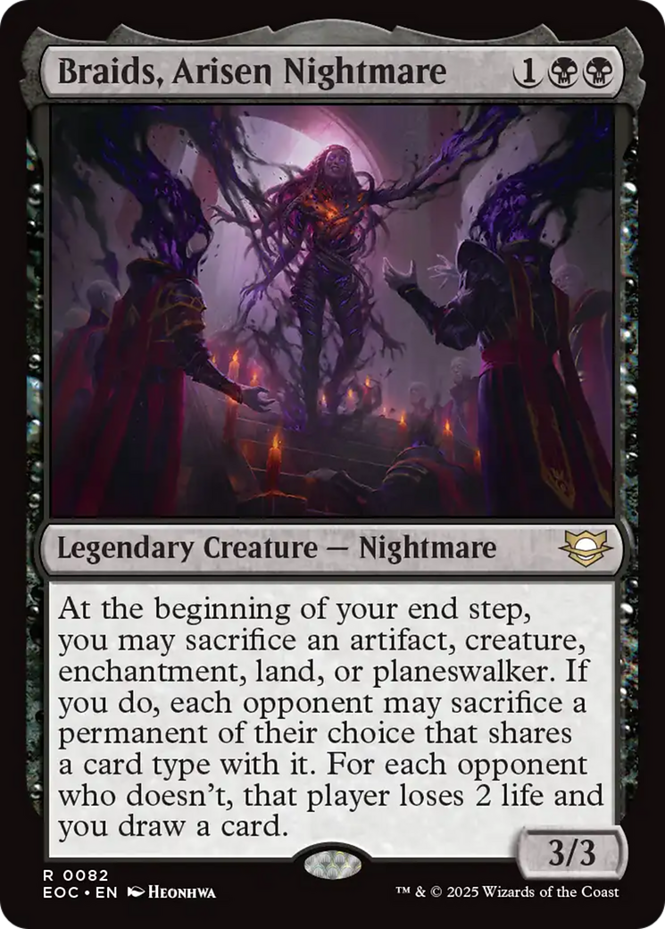 Braids, Arisen Nightmare [Edge of Eternities Commander] | Mega City Incorporated