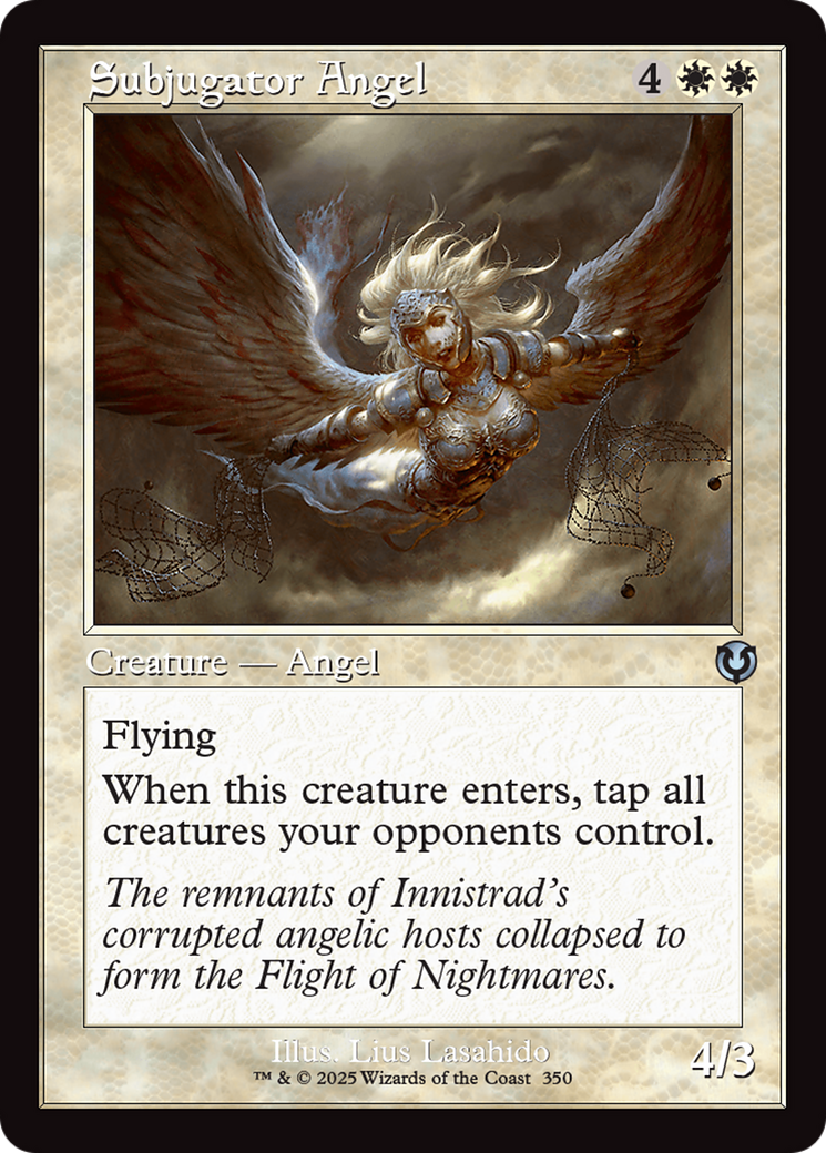 Subjugator Angel (Retro Frame) [Innistrad Remastered] | Mega City Incorporated