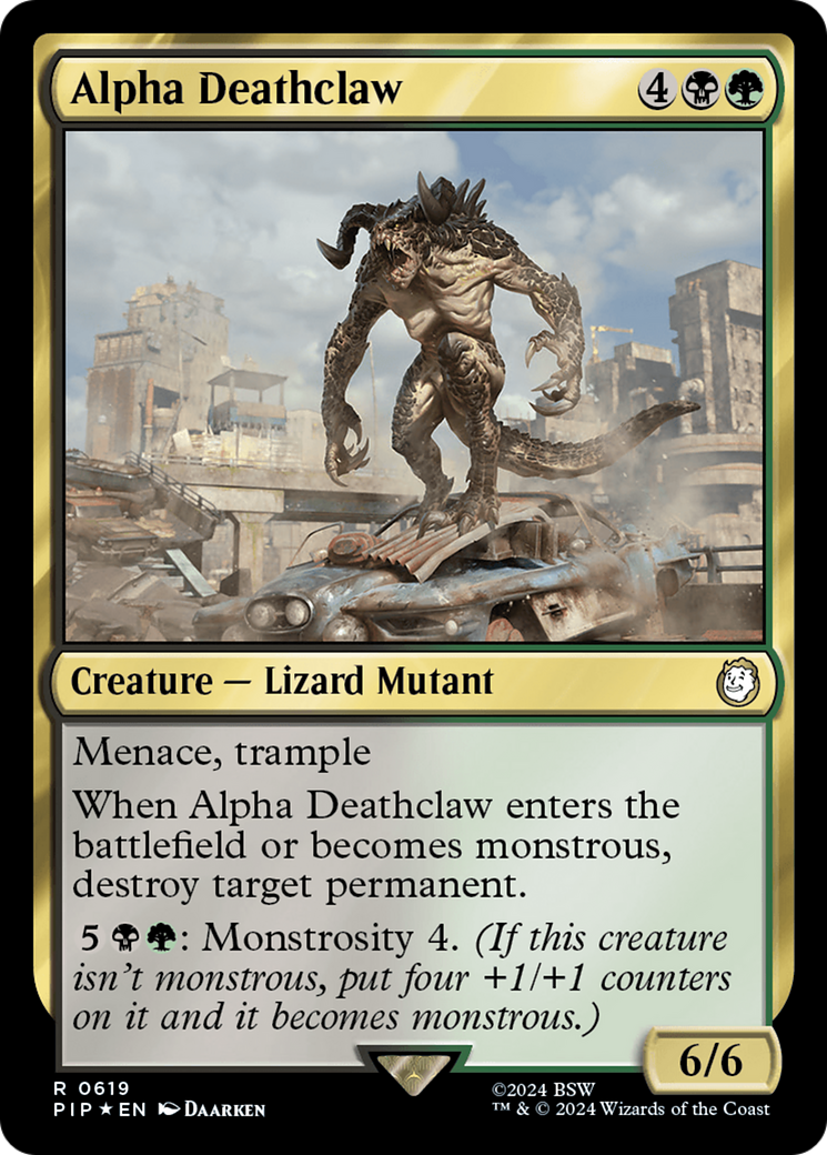 Alpha Deathclaw (Surge Foil) [Fallout] | Mega City Incorporated