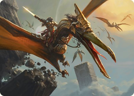 Skyhunter Strike Force Art Card [Phyrexia: All Will Be One Art Series] | Mega City Incorporated