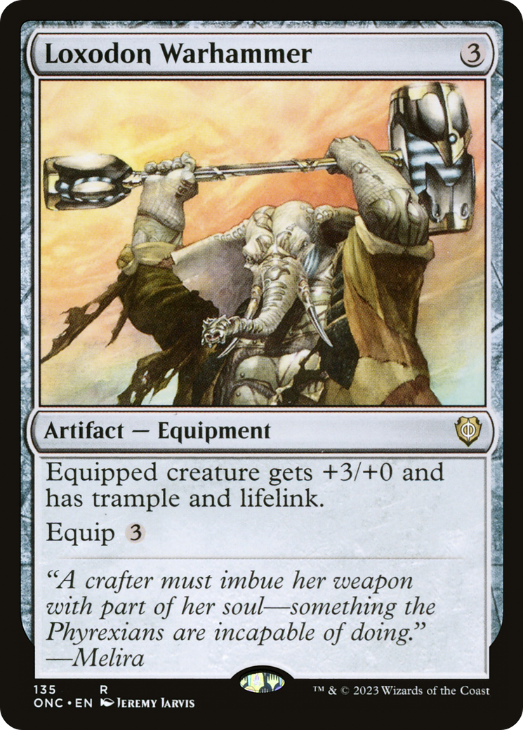 Loxodon Warhammer [Phyrexia: All Will Be One Commander] | Mega City Incorporated