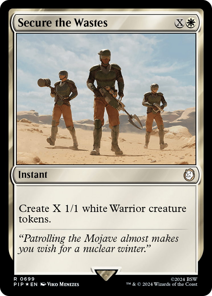 Secure the Wastes (Surge Foil) [Fallout] | Mega City Incorporated