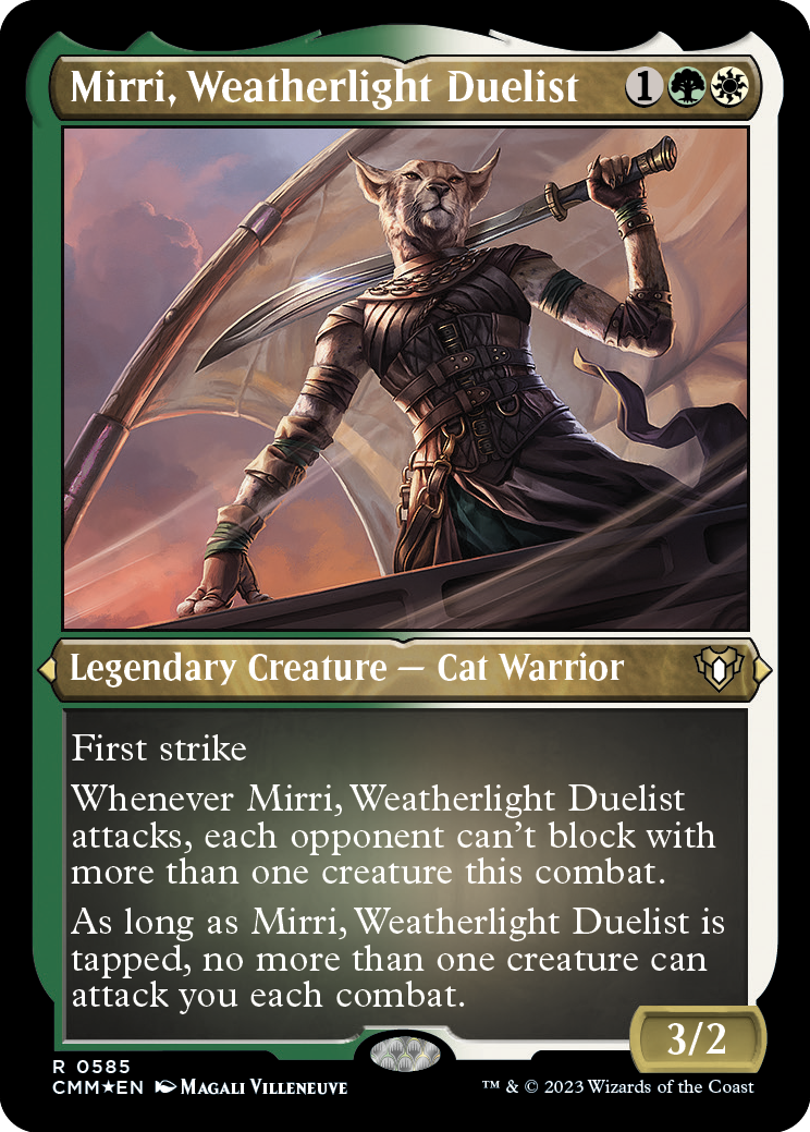 Mirri, Weatherlight Duelist (Foil Etched) [Commander Masters] | Mega City Incorporated