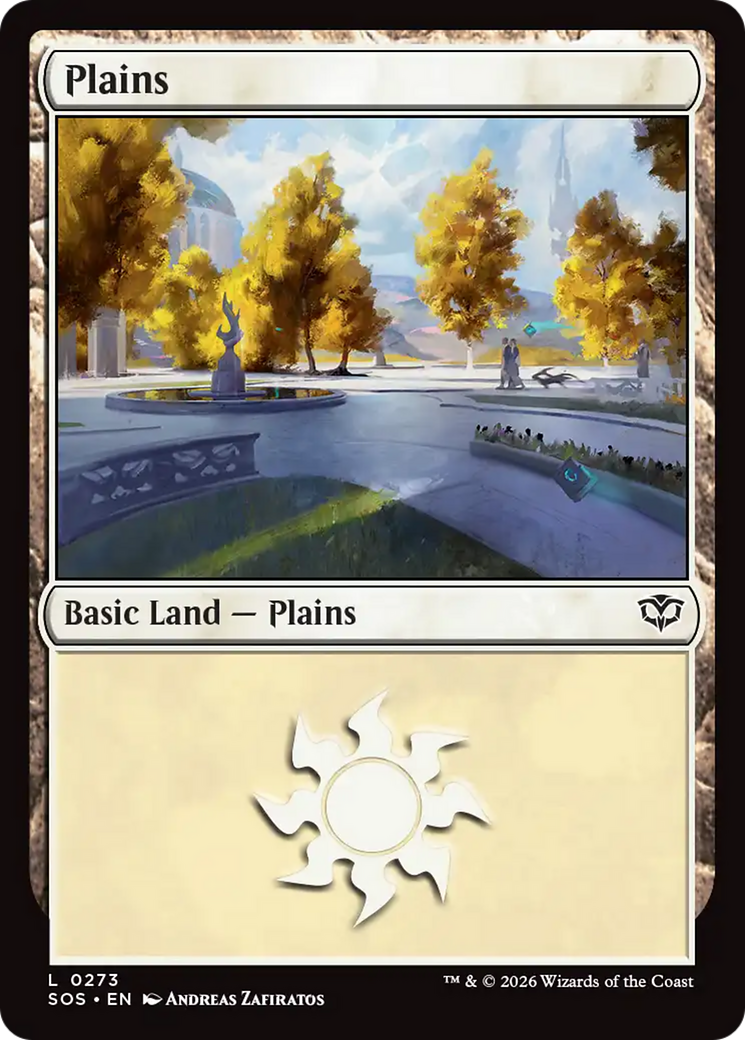 Plains (0273) [Secrets of Strixhaven] | Mega City Incorporated