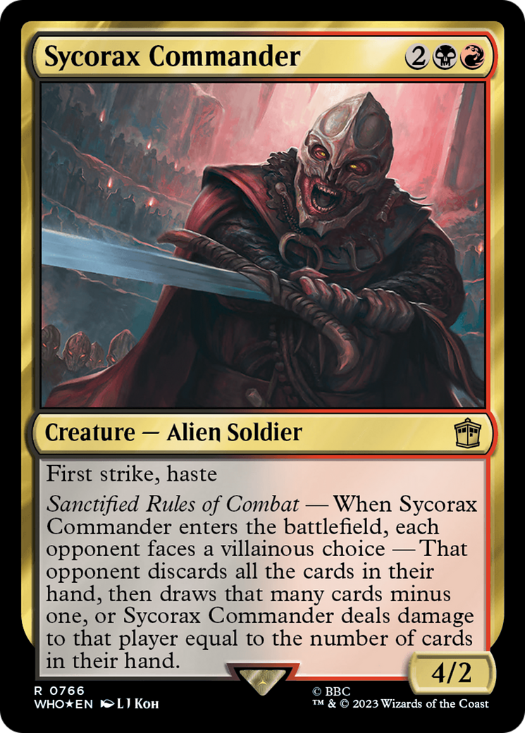 Sycorax Commander (Surge Foil) [Doctor Who] | Mega City Incorporated