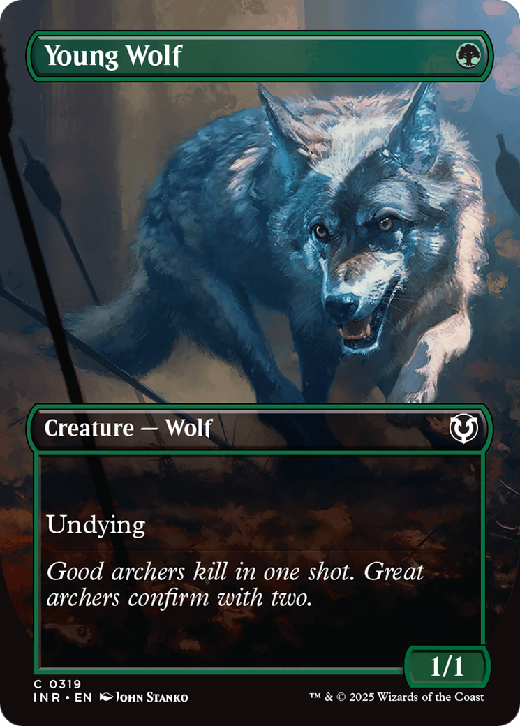 Young Wolf (Borderless) [Innistrad Remastered] | Mega City Incorporated