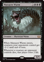 Massacre Wurm [Duskmourn: House of Horror Commander] | Mega City Incorporated