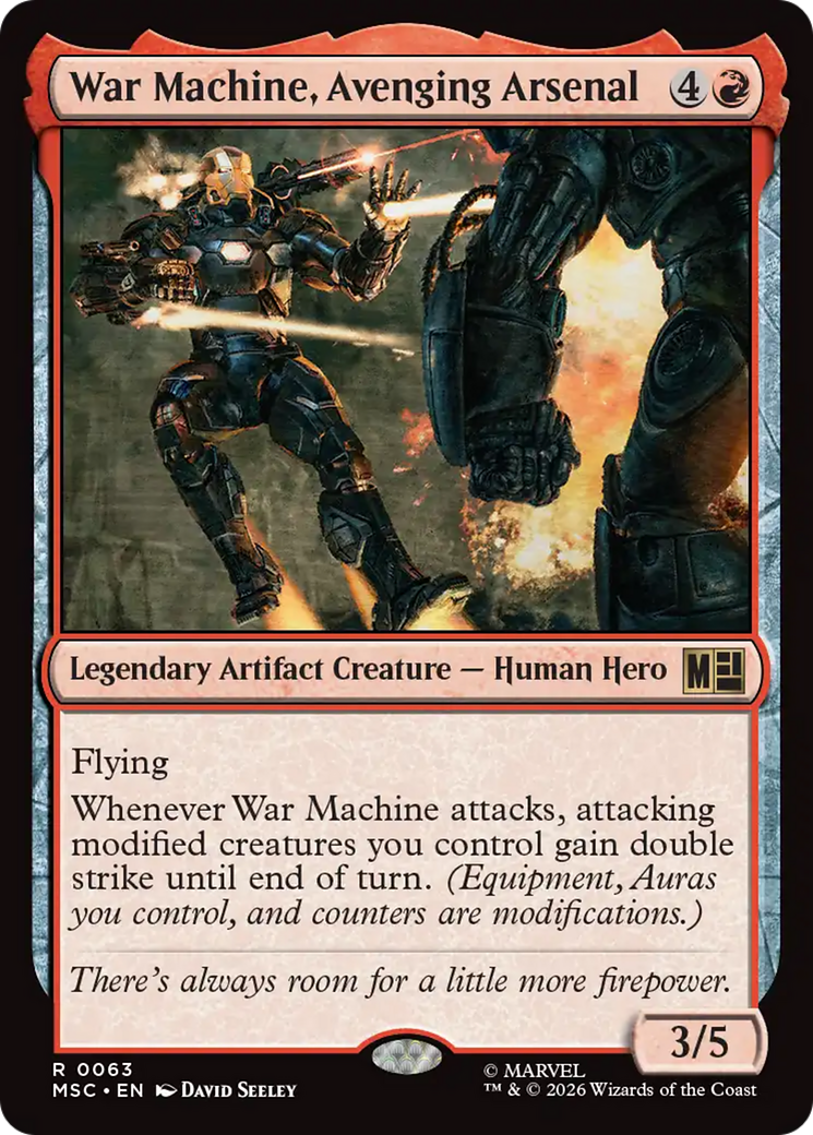 War Machine, Avenging Arsenal [Marvel Super Heroes Commander] | Mega City Incorporated