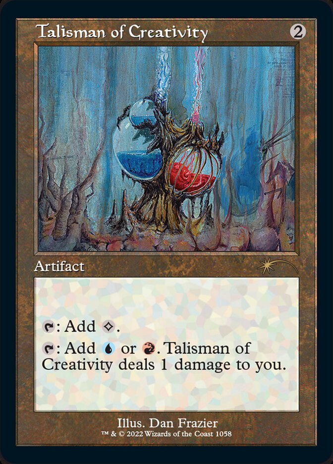 Talisman of Creativity (Foil Etched) [Secret Lair Drop Series] | Mega City Incorporated