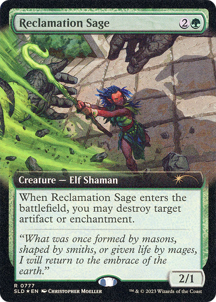 Reclamation Sage (Extended Art) [Secret Lair Drop Series] | Mega City Incorporated