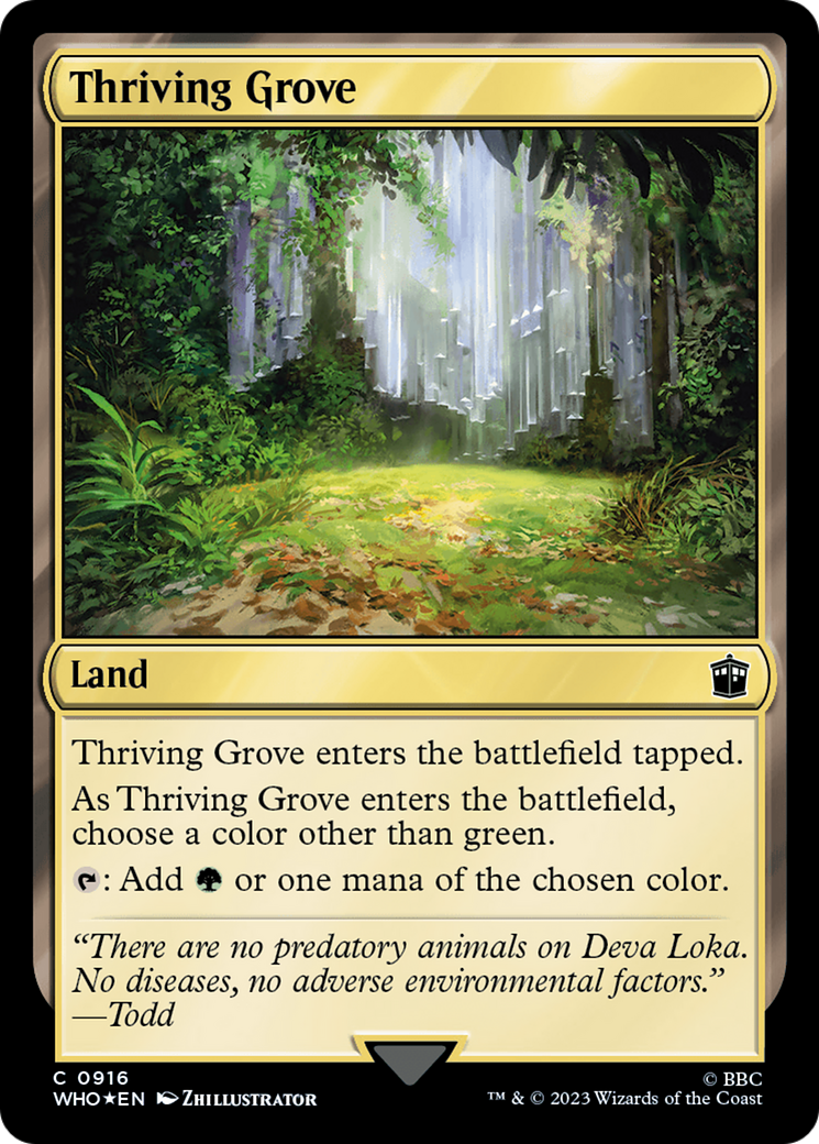 Thriving Grove (Surge Foil) [Doctor Who] | Mega City Incorporated