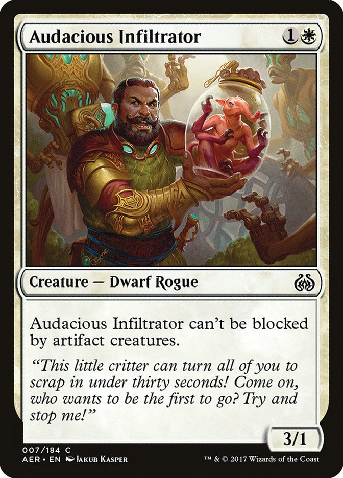 Audacious Infiltrator [Aether Revolt] | Mega City Incorporated