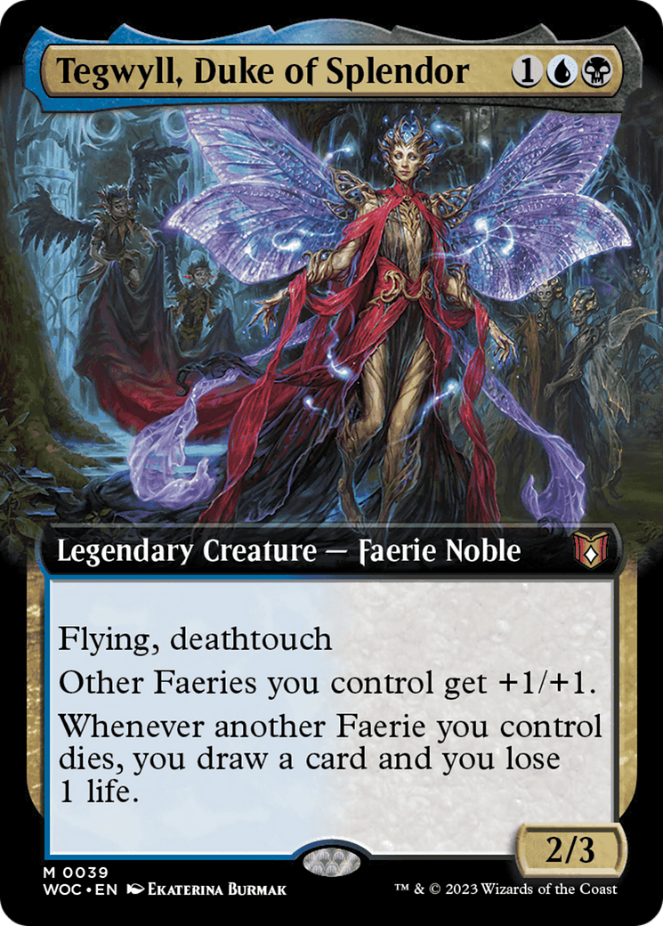 Tegwyll, Duke of Splendor (Extended Art) [Wilds of Eldraine Commander] | Mega City Incorporated